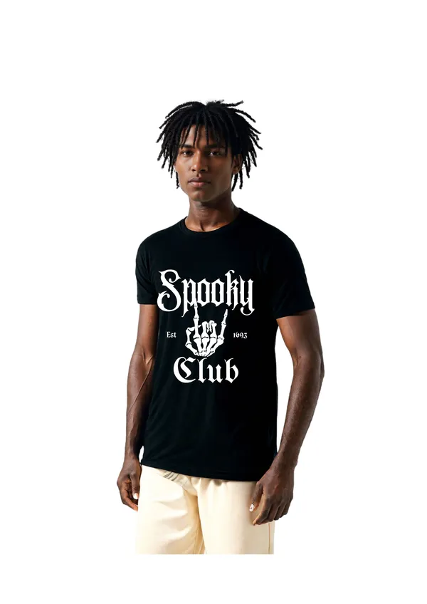 spooky_club_printed_T-Shirt