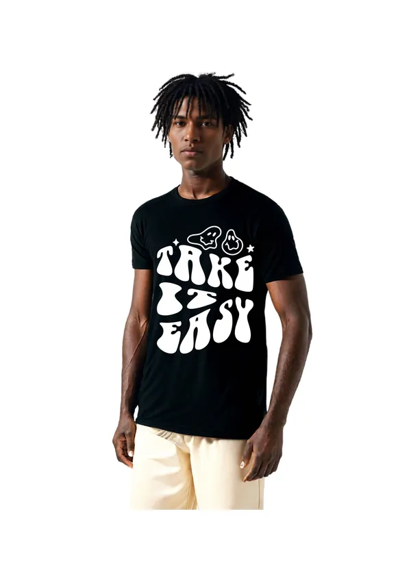 take_it_easy_printed_T-Shirt