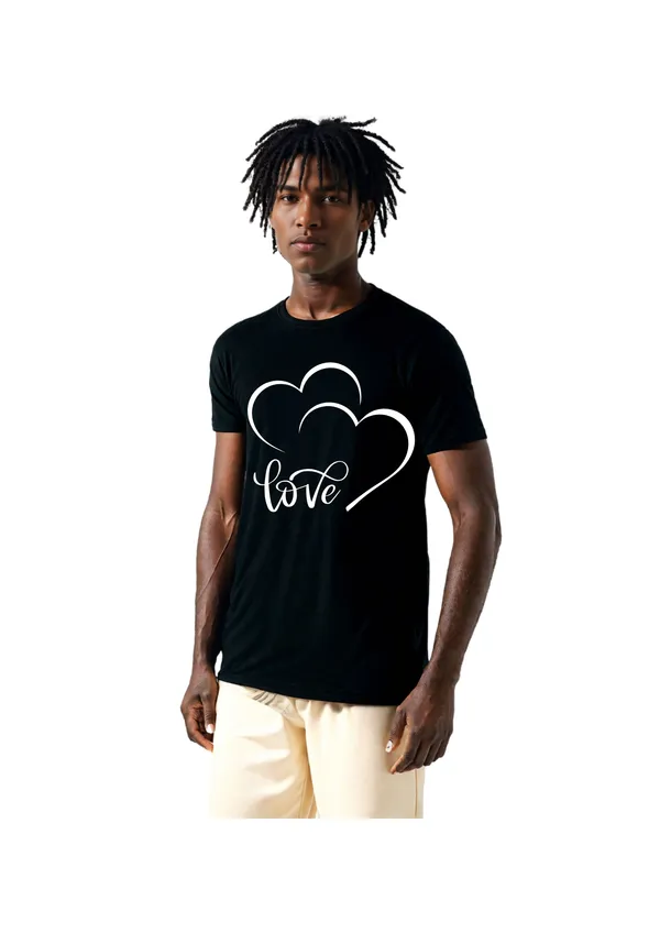 love_printed_T-Shirt