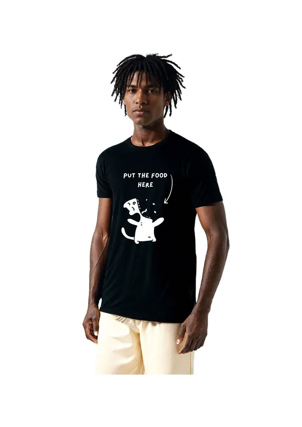 put_the_food_printed_T-Shirt