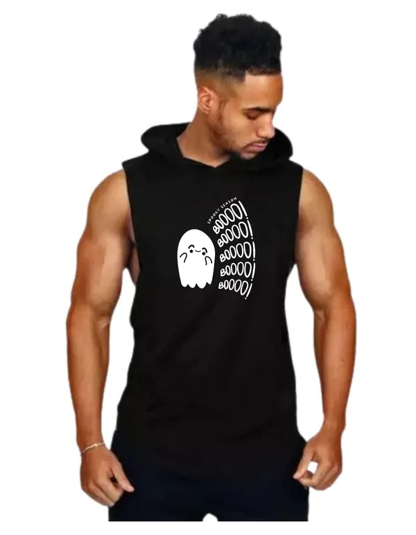 Black_Trendy_Hood_Sports/Gym_T-Shirt_For_Men