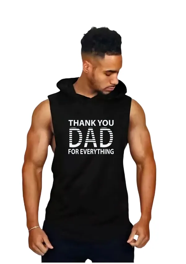 Black_Trendy_Hood_Sports/Gym_T-Shirt_For_Men