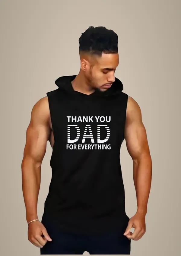 Black_Trendy_Hood_Sports/Gym_T-Shirt_For_Men