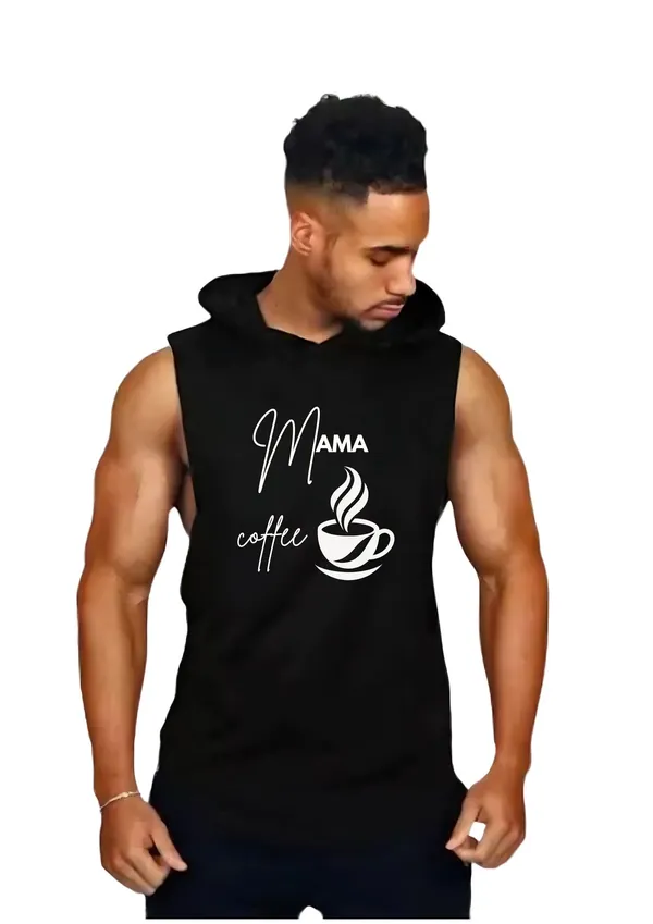 Black_Trendy_Hood_Sports/Gym_T-Shirt_For_Men