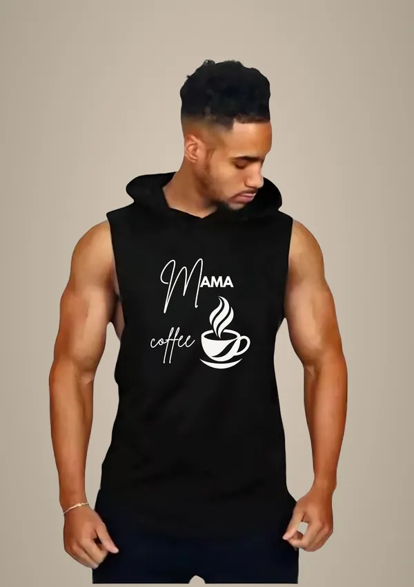 Black_Trendy_Hood_Sports/Gym_T-Shirt_For_Men