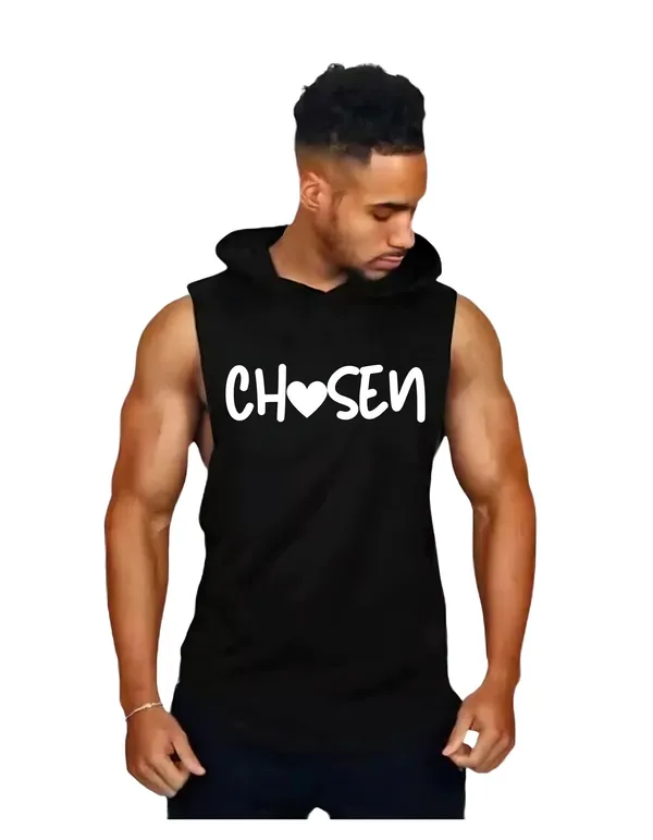 Black_Trendy_Hood_Sports/Gym_T-Shirt_For_Men