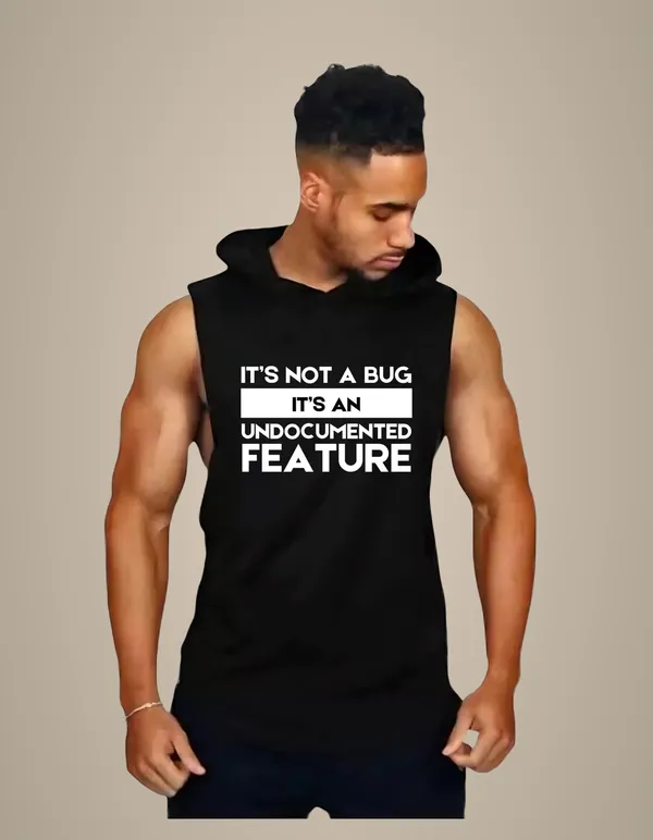 Black_Trendy_Hood_Sports/Gym_T-Shirt_For_Men