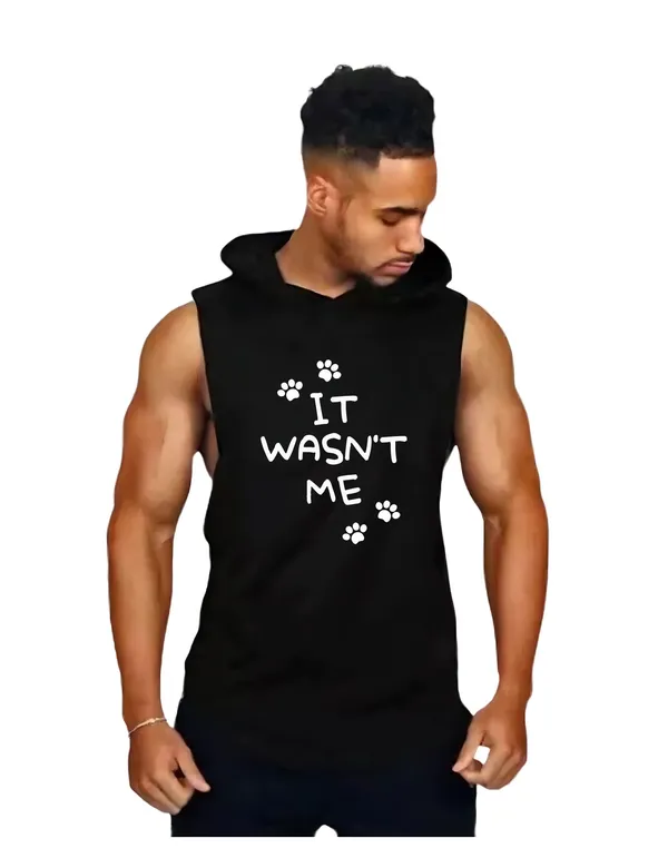Black_Trendy_Hood_Sports/Gym_T-Shirt_For_Men