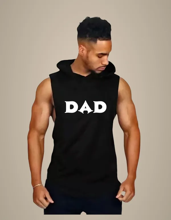 Black_Trendy_Hood_Sports/Gym_T-Shirt_For_Men