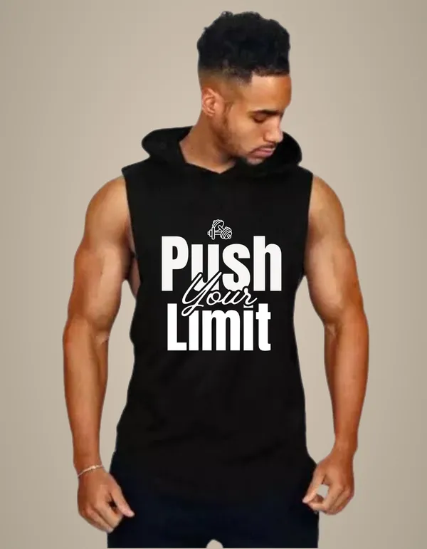 Black_Trendy_Hood_Sports/Gym_T-Shirt_For_Men
