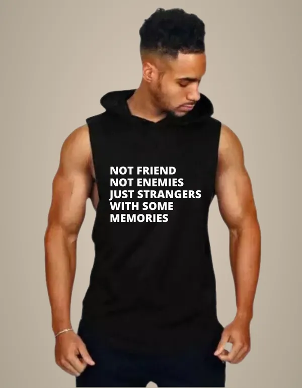 Black_Trendy_Hood_Sports/Gym_T-Shirt_For_Men
