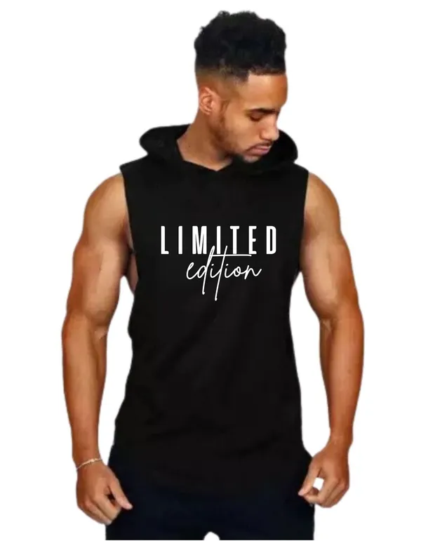 Black_Trendy_Hood_Sports/Gym_T-Shirt_For_Men