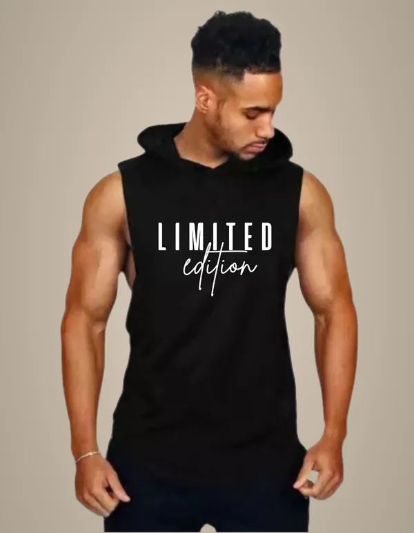 Black_Trendy_Hood_Sports/Gym_T-Shirt_For_Men