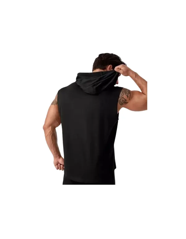 Black_Trendy_Hood_Sports/Gym_T-Shirt_For_Men