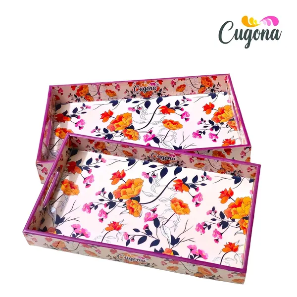 Wooden_Tray_Set_for_Serving__epoxy_Resin_Coated,_16x10_&14x8_inch_Serving_Tray_Set_of_2|_Wooden_Serving_Tray_Snacks_|_Multipurpose_Serving_Trays-Resin_Tray_Wooden_Trey_(creamflower)