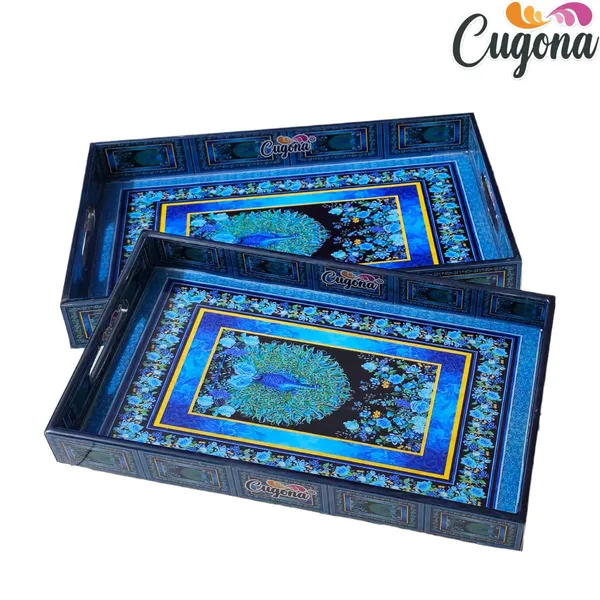 Wooden_Tray_Set_for_Serving__epoxy_Resin_Coated,_16x10_&14x8_inch_Serving_Tray_Set_of_2|_Wooden_Serving_Tray_Snacks_|_Multipurpose_Serving_Trays-Resin_Tray_Wooden_Trey_(Green_Peacock)
