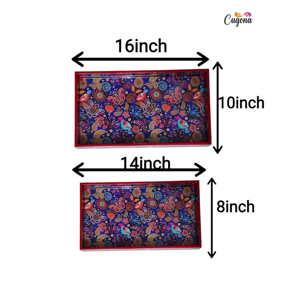Wooden_Tray_Set_for_Serving__epoxy_Resin_Coated,_16x10_&14x8_inch_Serving_Tray_Set_of_2|_Wooden_Serving_Tray_Snacks_|_Multipurpose_Serving_Trays-Resin_Tray_Wooden_Trey_(Redbirds)