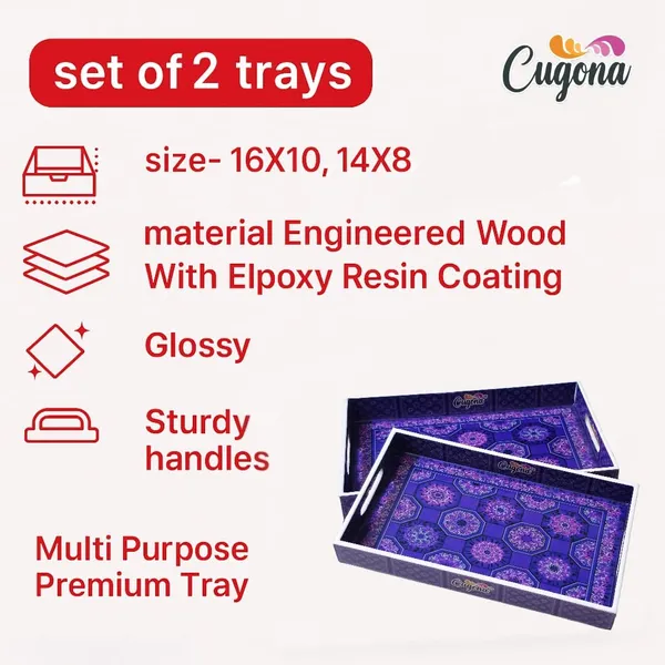 Wooden_Tray_Set_for_Serving__epoxy_Resin_Coated,_16x10_&14x8_inch_Serving_Tray_Set_of_2|_Wooden_Serving_Tray_Snacks_|_Multipurpose_Serving_Trays-Resin_Tray_Wooden_Trey_(roundpurple)