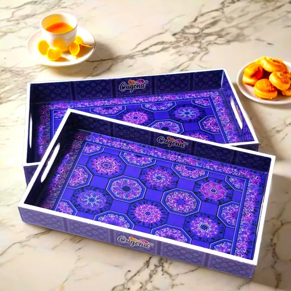 Wooden_Tray_Set_for_Serving__epoxy_Resin_Coated,_16x10_&14x8_inch_Serving_Tray_Set_of_2|_Wooden_Serving_Tray_Snacks_|_Multipurpose_Serving_Trays-Resin_Tray_Wooden_Trey_(roundpurple)