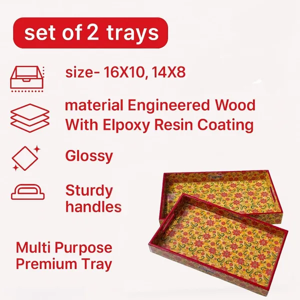 Wooden_Tray_Set_for_Serving__epoxy_Resin_Coated,_16x10_&14x8_inch_Serving_Tray_Set_of_2|_Wooden_Serving_Tray_Snacks_|_Multipurpose_Serving_Trays-Resin_Tray_Wooden_Trey_(Yellow)