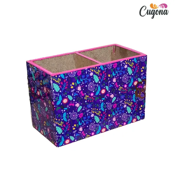 Wooden_Cutlery_Holder-_Multipurpose_Holder_2_Section_Engineered_Wood,_epoxy_resin_coated_Glossy_Finish_Spoon_Holder_-_pencil_holder_|_Rack_Stand_Organizer_Container_Storage_spoon_stand_(Blue_Floral)