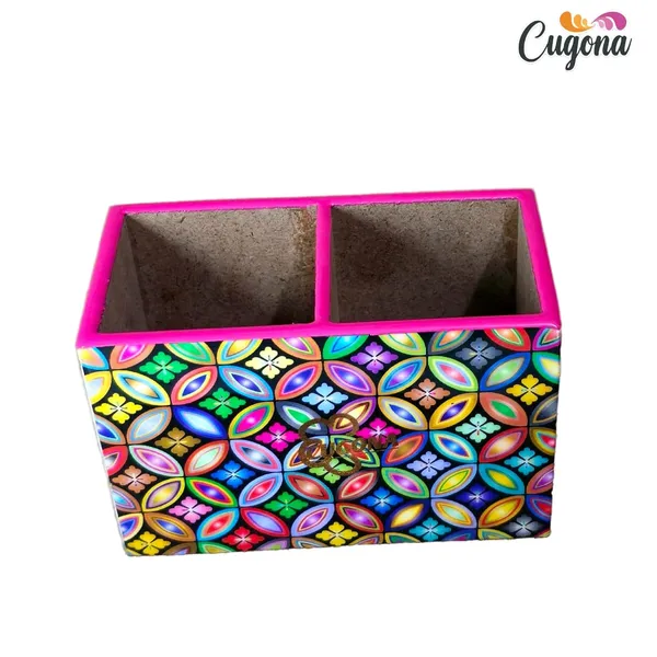 Wooden_Cutlery_Holder-_Multipurpose_Holder_2_Section_Engineered_Wood,_epoxy_resin_coated_Glossy_Finish_Spoon_Holder_-_pencil_holder_|_Rack_Stand_Organizer_Container_Storage_spoon_stand_(multicolor)