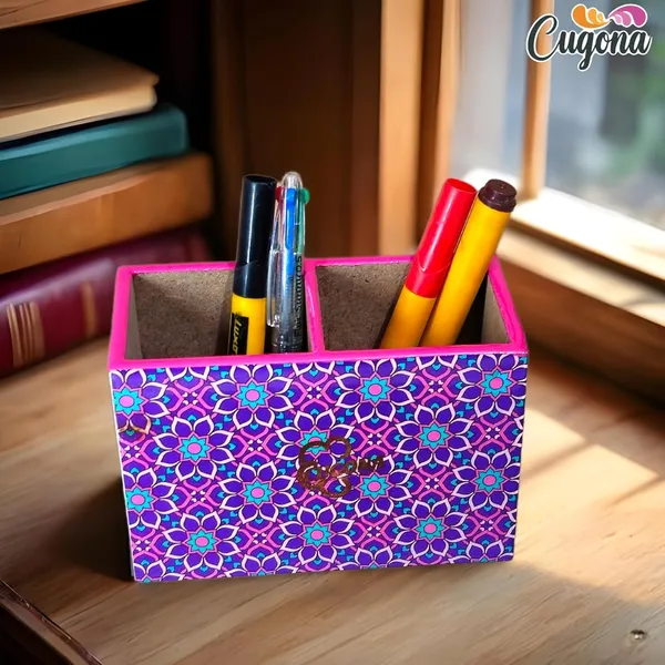 Wooden_Cutlery_Holder-_Multipurpose_Holder_2_Section_Engineered_Wood,_epoxy_resin_coated_Glossy_Finish_Spoon_Holder_-_pencil_holder_|_Rack_Stand_Organizer_Container_Storage_spoon_stand_(Pink)