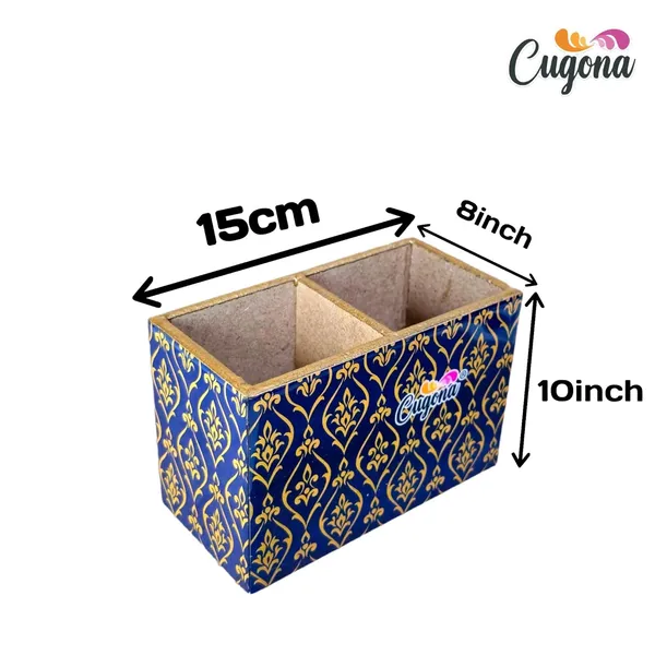 Wooden_Cutlery_Holder-_Multipurpose_Holder_2_Section_Engineered_Wood,_epoxy_resin_coated_Glossy_Finish_Spoon_Holder_-_pencil_holder_|_Rack_Stand_Organizer_Container_Storage_spoon_stand_(blue_moraccun)