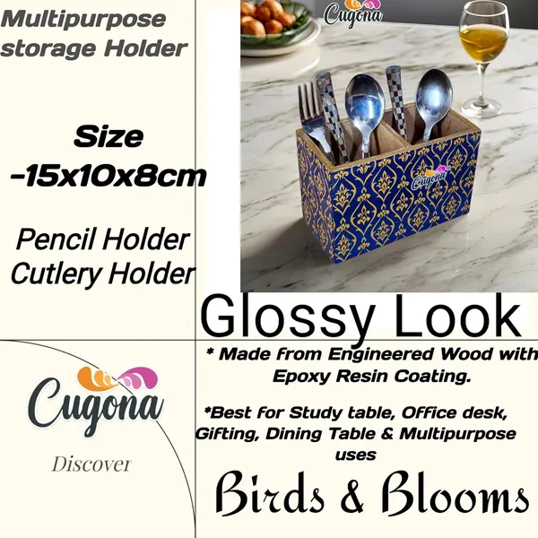 Wooden_Cutlery_Holder-_Multipurpose_Holder_2_Section_Engineered_Wood,_epoxy_resin_coated_Glossy_Finish_Spoon_Holder_-_pencil_holder_|_Rack_Stand_Organizer_Container_Storage_spoon_stand_(blue_moraccun)