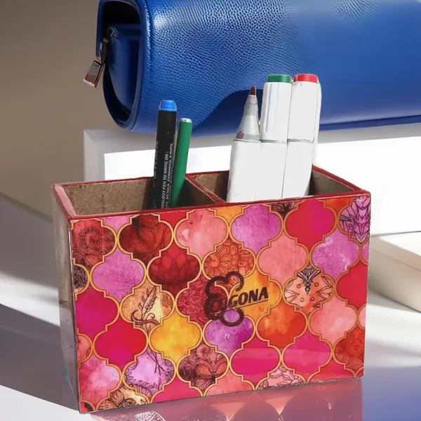 Wooden_Cutlery_Holder-_Multipurpose_Holder_2_Section_Engineered_Wood,_epoxy_resin_coated_Glossy_Finish-Spoon_Holder_-_pencil_holder_|_Rack_Stand_Organizer_Container_Storage_spoon_cutlery