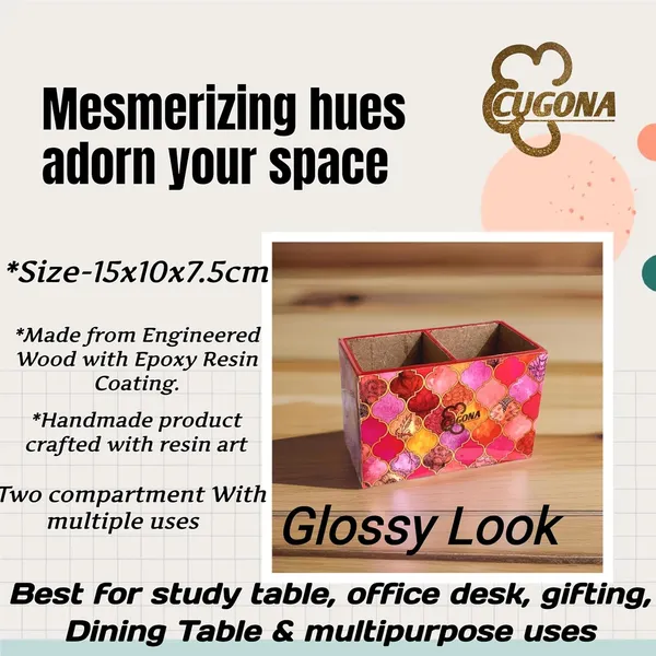 Wooden_Cutlery_Holder-_Multipurpose_Holder_2_Section_Engineered_Wood,_epoxy_resin_coated_Glossy_Finish-Spoon_Holder_-_pencil_holder_|_Rack_Stand_Organizer_Container_Storage_spoon_cutlery