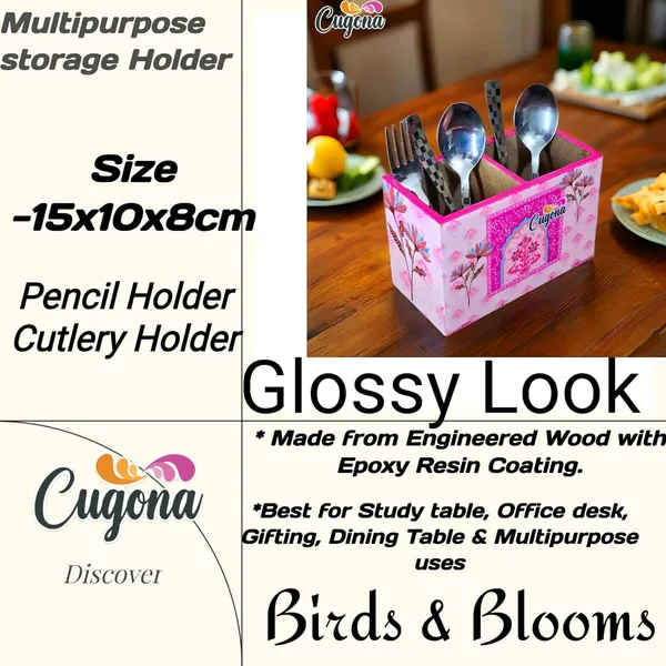 Wooden_Cutlery_Holder-_Multipurpose_Holder_2_Section_Engineered_Wood,_epoxy_resin_coated_Glossy_Finish_Spoon_Holder_-_pencil_holder_|_Rack_Stand_Organizer_Container_Storage_spoon_stand_(pinkfloral)