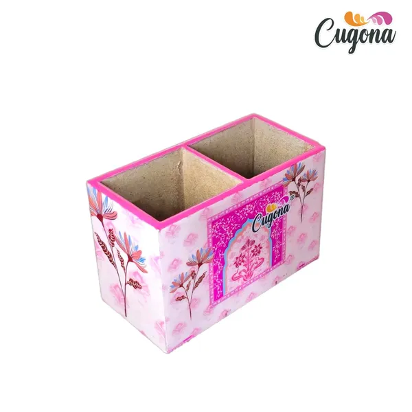 Wooden_Cutlery_Holder-_Multipurpose_Holder_2_Section_Engineered_Wood,_epoxy_resin_coated_Glossy_Finish_Spoon_Holder_-_pencil_holder_|_Rack_Stand_Organizer_Container_Storage_spoon_stand_(pinkfloral)