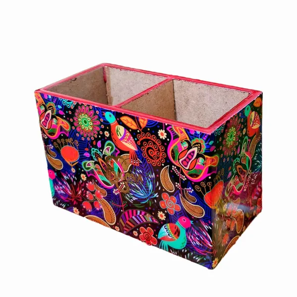 Wooden_Cutlery_Holder-_Multipurpose_Holder_2_Section_Engineered_Wood,_epoxy_resin_coated_Glossy_Finish-_Spoon_Holder,_Cutlery_Organizer,_Pen_Stand_Cutlery_Stand_for_Kitchen_&_dining_table