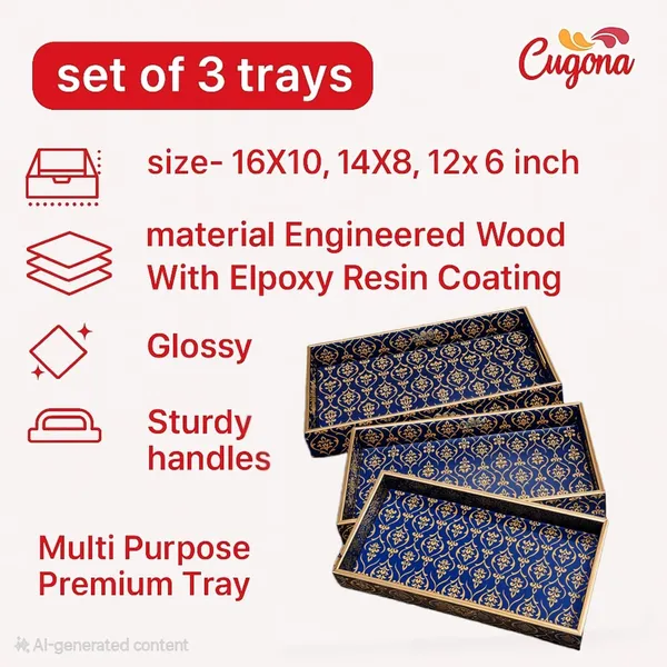 Wooden_Serving_Tray_with_Gold_Engraving_|_Set_of_3_|_Size_:_16_x_10_inch,_14_x_8_inch_&_12_x_6_inch_|_Enamel_Coated_Waterproof_|_Rectangular_|_Decorative_Trays_(Blue_Golden)