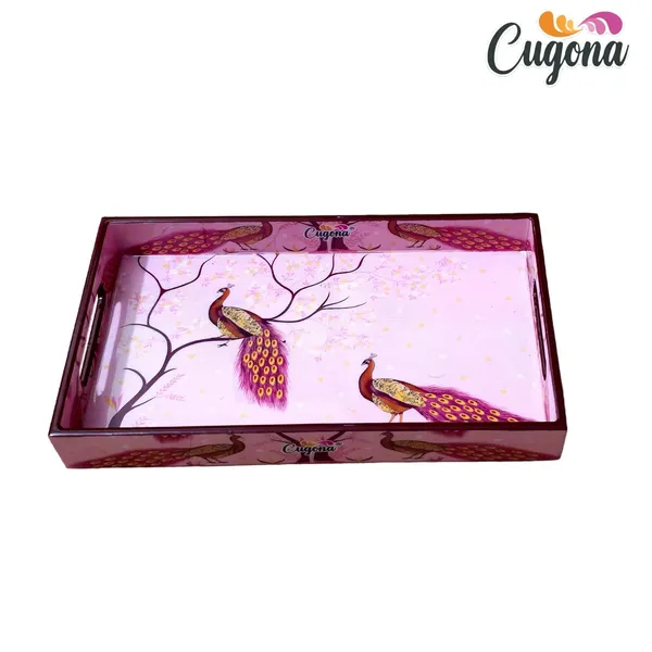 Wooden_Serving_Tray_with_Gold_Engraving_|_Set_of_3_|_Size_:_16_x_10_inch,_14_x_8_inch_&_12_x_6_inch_|_Enamel_Coated_Waterproof_|_Rectangular_|_Decorative_Trays_(pinkpeacock)