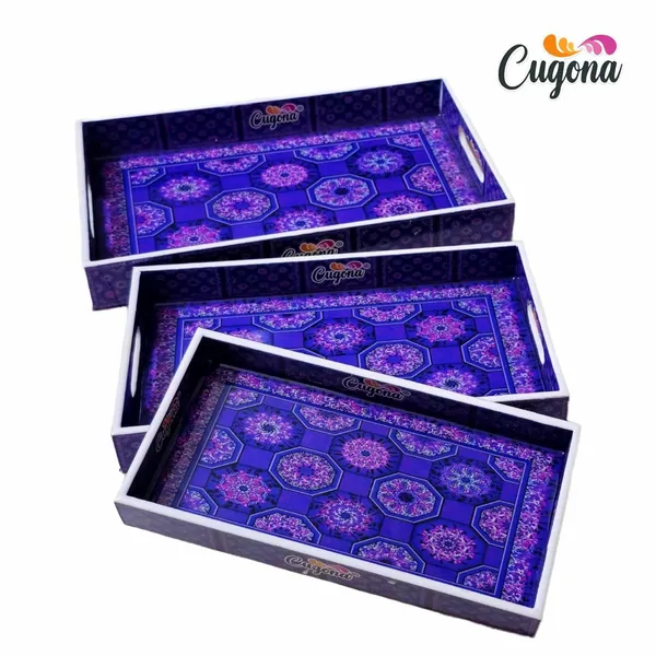 Wooden_Serving_Tray_with_Gold_Engraving_|_Set_of_3_|_Size_:_16_x_10_inch,_14_x_8_inch_&_12_x_6_inch_|_Enamel_Coated_Waterproof_|_Rectangular_|_Decorative_Trays_(purpleround)