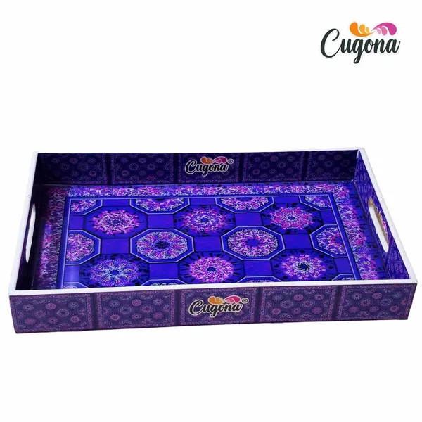 Wooden_Serving_Tray_with_Gold_Engraving_|_Set_of_3_|_Size_:_16_x_10_inch,_14_x_8_inch_&_12_x_6_inch_|_Enamel_Coated_Waterproof_|_Rectangular_|_Decorative_Trays_(purpleround)
