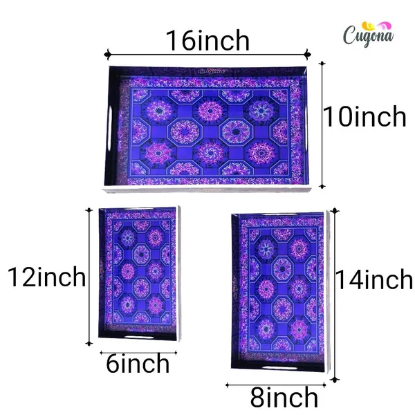 Wooden_Serving_Tray_with_Gold_Engraving_|_Set_of_3_|_Size_:_16_x_10_inch,_14_x_8_inch_&_12_x_6_inch_|_Enamel_Coated_Waterproof_|_Rectangular_|_Decorative_Trays_(purpleround)