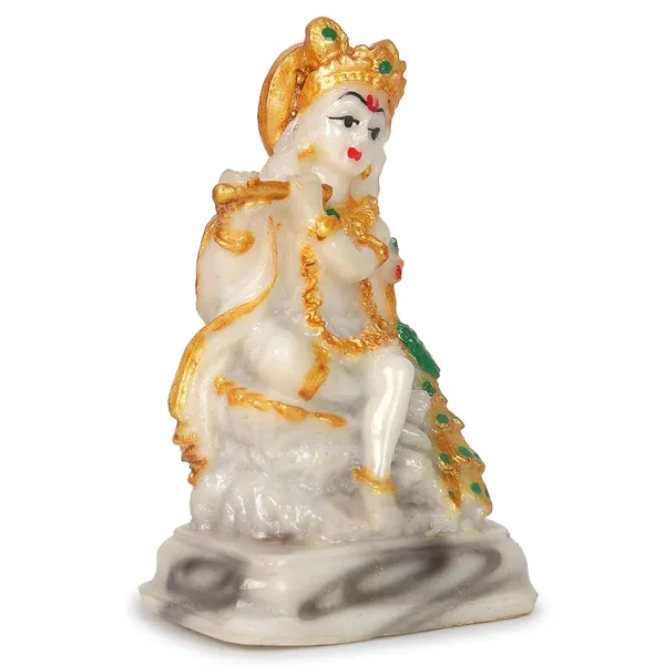 Krishna_Idol_for_Home_Pooja_-_3.5_Inch_Polyresin_Krishna_Figurine_Lord_Krishna_Marble_dust_Statue,_Kanha_ji_Murti_Playing_Flute_for_Temple_Pooja,Decor.