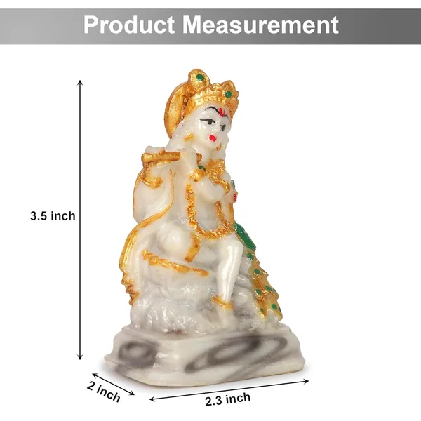 Krishna_Idol_for_Home_Pooja_-_3.5_Inch_Polyresin_Krishna_Figurine_Lord_Krishna_Marble_dust_Statue,_Kanha_ji_Murti_Playing_Flute_for_Temple_Pooja,Decor.
