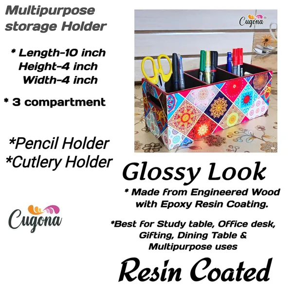 Wooden_Cutlery_Holder-_Multipurpose_Holder_3_comparment_Engineered_Wood,_epoxy_resin_coated_Glossy_Finish-_Cutlery_Holder_for_Kitchen_Spoon_and_Fork_Organizer_|_Utensil_Stand_for_dining_table_decor