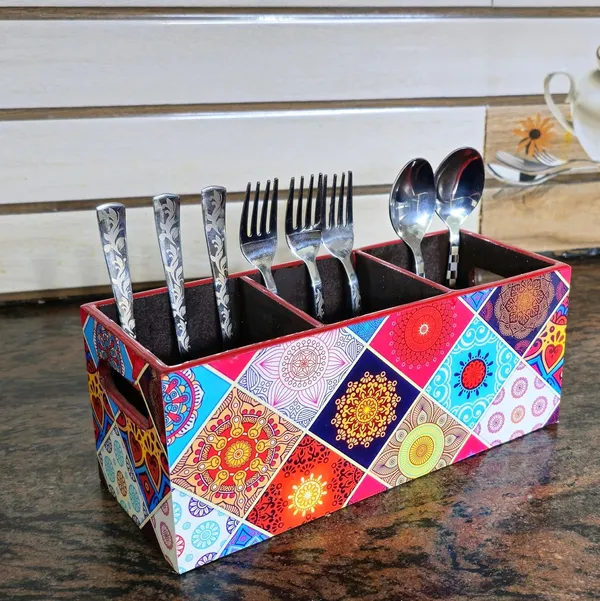 Wooden_Cutlery_Holder-_Multipurpose_Holder_3_comparment_Engineered_Wood,_epoxy_resin_coated_Glossy_Finish-_Cutlery_Holder_for_Kitchen_Spoon_and_Fork_Organizer_|_Utensil_Stand_for_dining_table_decor