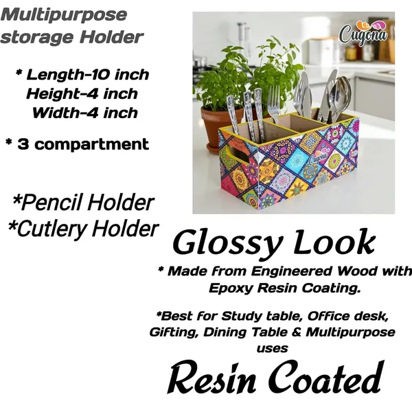 Wooden_Cutlery_Holder-_Multipurpose_Holder_3_comparment_Engineered_Wood,_epoxy_resin_coated_Glossy_Finish-_Spoon_Holder,_Pen_Stand_|_Wooden_Cutlery_Stand_for_Kitchen_(yellow)