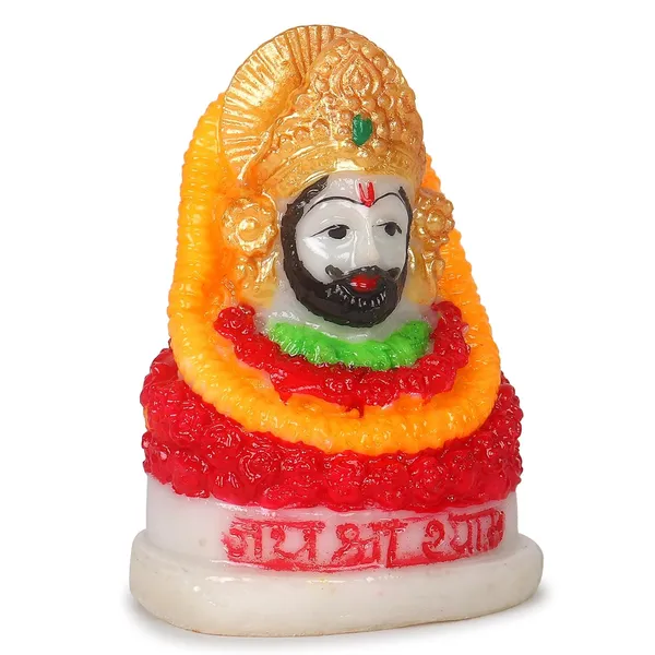 Khatu_Shyam_Ji_Murti-3INCH__Spiritual_Polyresin_Idol_for_Mandir,_Car_Dashboard_&_Home_Décor_|_Khatu_Baba_Statue_khatu_Shyam_Idol_khatu_Naresh_ki_murti_for_Home_Temple.