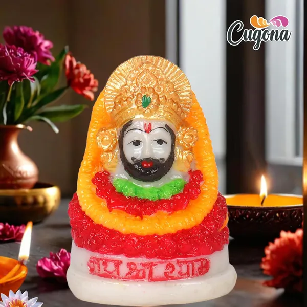 Khatu_Shyam_Ji_Murti-3INCH__Spiritual_Polyresin_Idol_for_Mandir,_Car_Dashboard_&_Home_Décor_|_Khatu_Baba_Statue_khatu_Shyam_Idol_khatu_Naresh_ki_murti_for_Home_Temple.