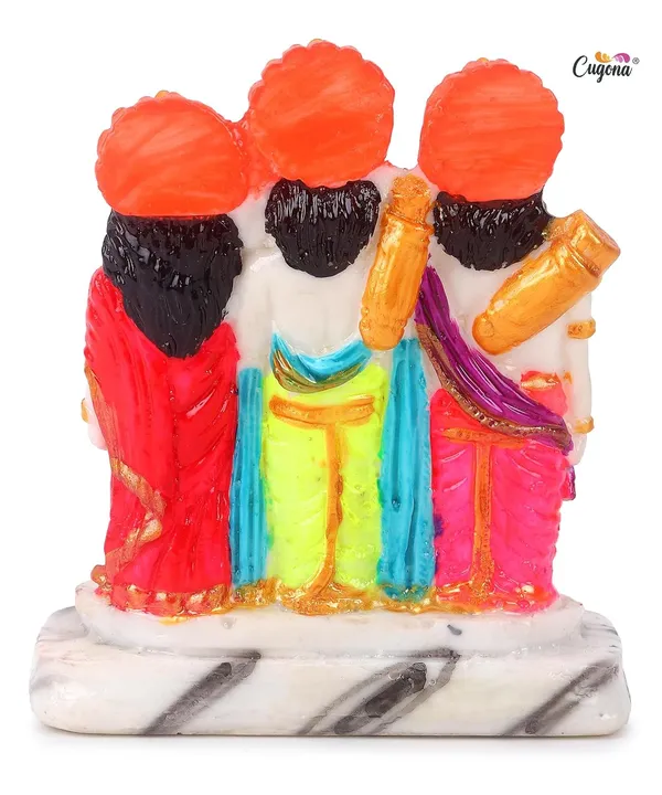 4.5-_Inch_Ram_Darbar_Murti_for_Home_Idol_Marble_dust_|_Multi-Colored_Finish,_Ideal_for_Pooja,_Home_Decor_|_Handcrafted_Ram_Darbar_Statue_Premium_Qualtity_ram_lakshman_sita_Hanuman_Idol.