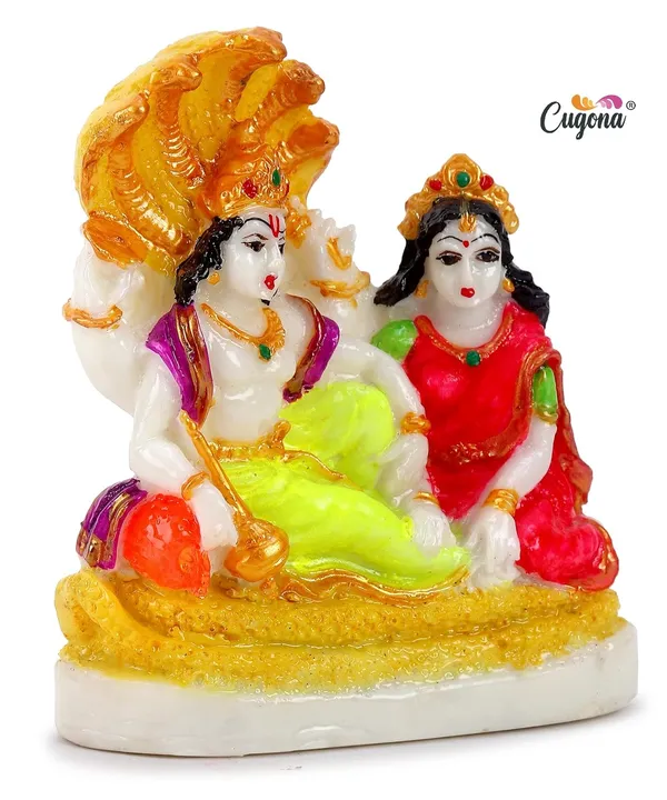 4.5inch-_Vishnu_laxmi_Idol_-Polyresin_Statue_|_12_cm_Height_|_Vastu_&_Decorative_|_Idol_for_Home,_Office,_and_Festive_Decor_Vishnu_laxmi_murti_Sculpture_Marble._Vishnu_bagwan_laxmi_maa_murti