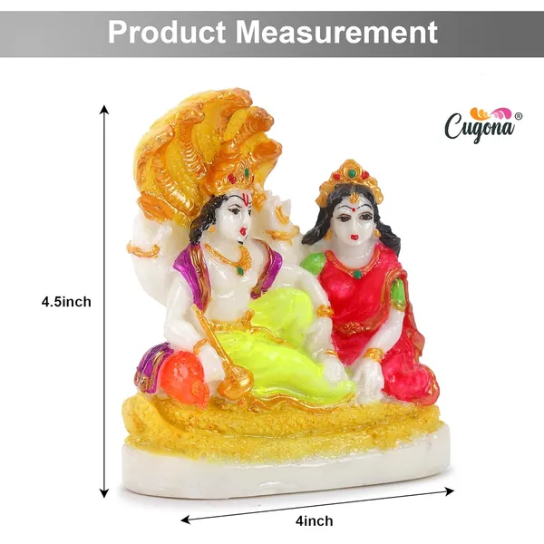 4.5inch-_Vishnu_laxmi_Idol_-Polyresin_Statue_|_12_cm_Height_|_Vastu_&_Decorative_|_Idol_for_Home,_Office,_and_Festive_Decor_Vishnu_laxmi_murti_Sculpture_Marble._Vishnu_bagwan_laxmi_maa_murti