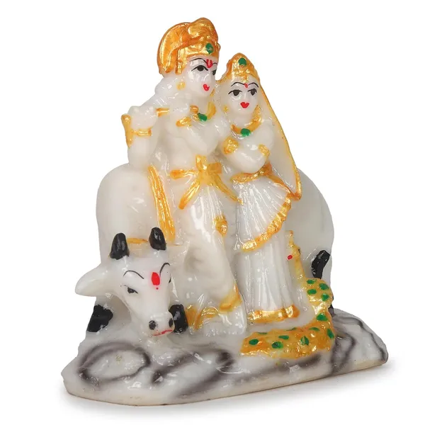 4inch-_Radha_Krishna_with_Cow_Murti_for_Home_Pooja_Multicolor_Figurine_for_Home_Décor,_Radha_Krishna_Idol_for_Gift-_Radha_Krishna_Statue_Marble_dust_Krishna_Statue_with_Cow